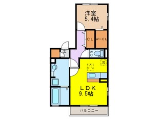 メゾンドソレイユ　壱番館の物件間取画像